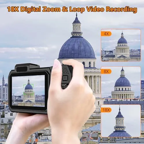 18X Digital Zoom Camera Features