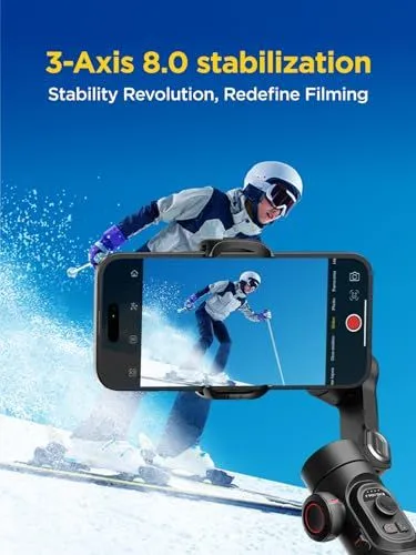 3-Axis 8.0 Stabilization for Smooth Filming
