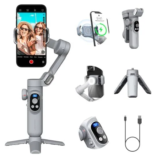 AOCHUAN Smart X Pro 3-Axis Smartphone Gimbal with Wireless Charging