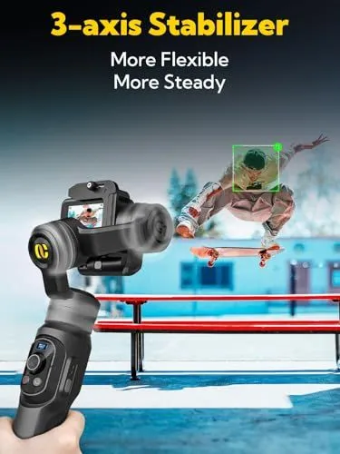 3-axis Stabilizer For Steady Action Shots