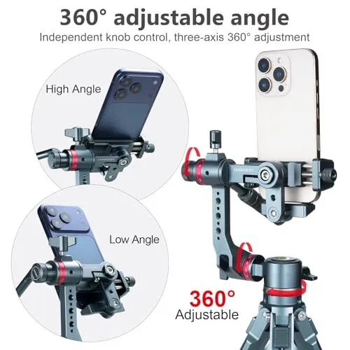 360 Degree Adjustable Three-Axis Phone Mount