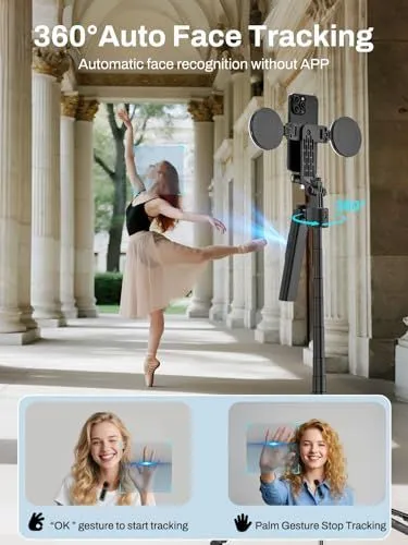 360 Degree Auto Face Tracking Phone Stand