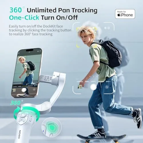 360 Degree Pan Tracking iPhone Gimbal