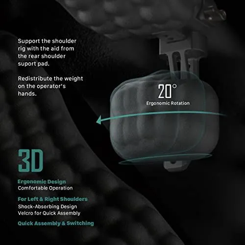 3D Ergonomic Camera Shoulder Pad