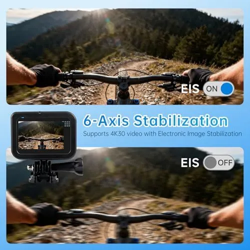 6-Axis Electronic Image Stabilization Feature