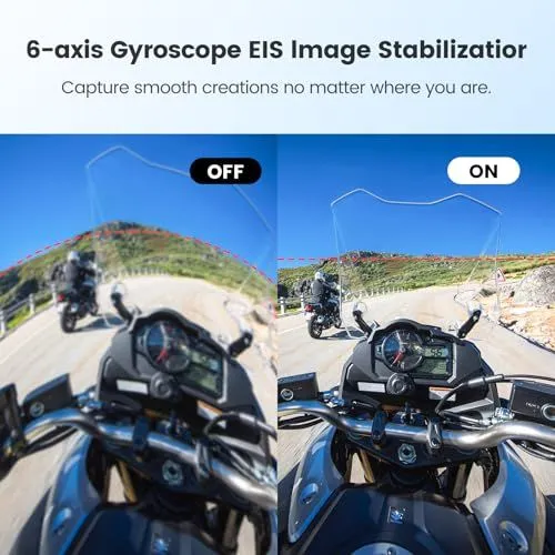 6-axis Gyroscope EIS Image Stabilization Comparison