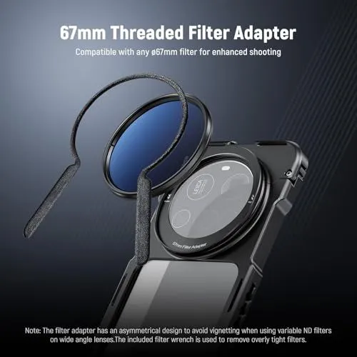 67mm Threaded Filter Adapter for Smartphones