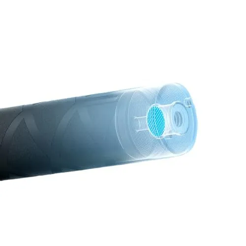 A technical cross-section of a precision tool handle