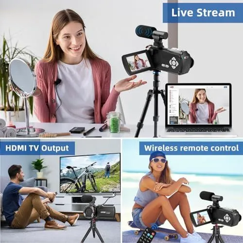 A versatile digital camcorder for live streaming and home entertainment
