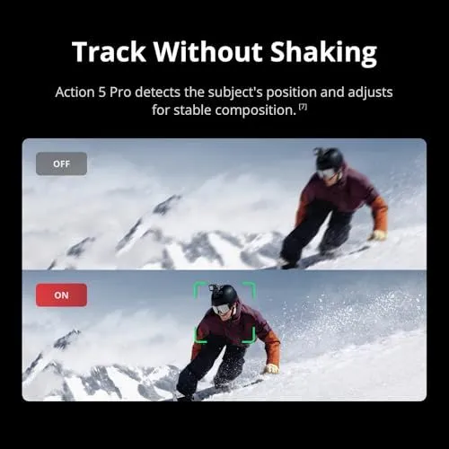 Action 5 Pro Subject Tracking Feature