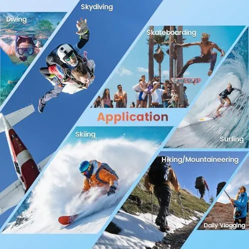 Action Camera Applications Collage