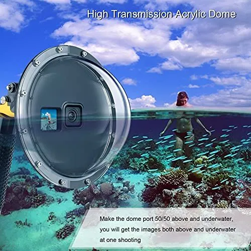 Action Camera Dome Port for Underwater Photography