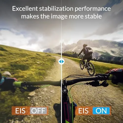 Action Camera Electronic Image Stabilization Comparison