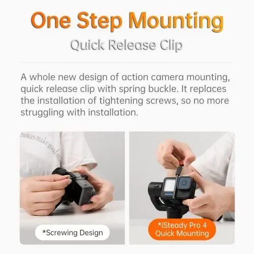 Action Camera Quick Release Mounting Comparison