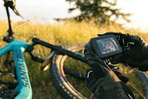 Action camera review on trail