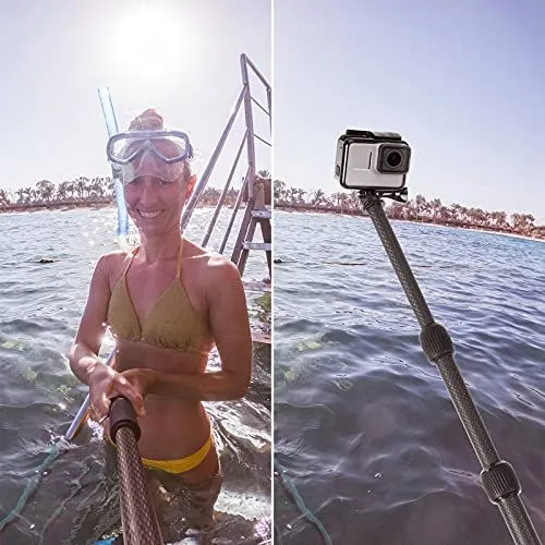 Action Camera Selfie Pole Product Demonstration