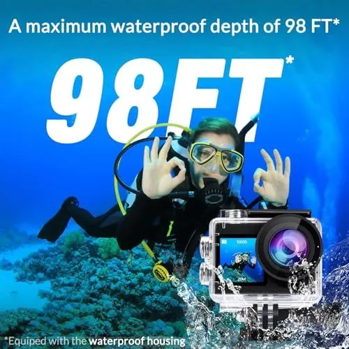 Action Camera Waterproof Depth Rating