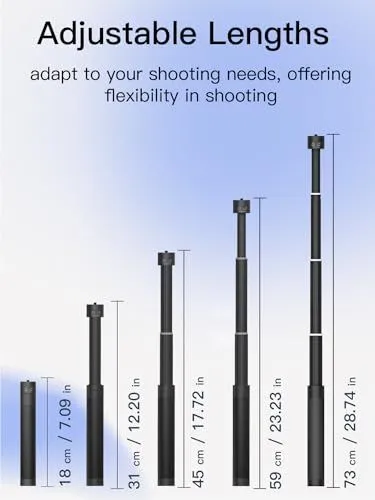 Adjustable Extension Pole Lengths