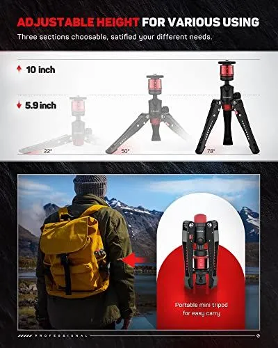 Adjustable Mini Tripod Product Showcase