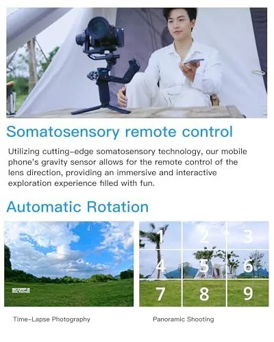 Advanced Gimbal Remote Control and Automated Shooting Features