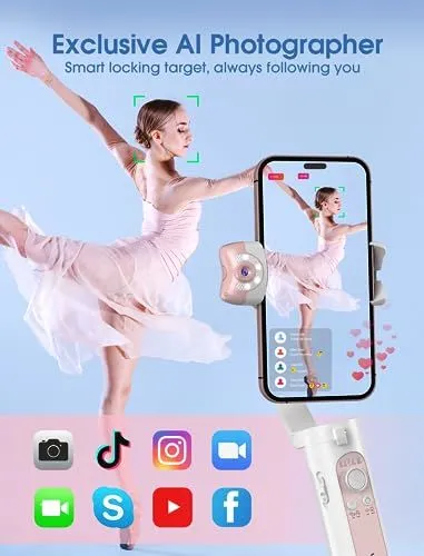 AI Smart Tracking Phone Gimbal