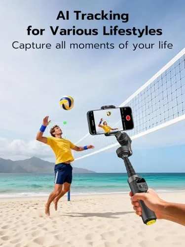 AI Tracking Gimbal for Action Photography