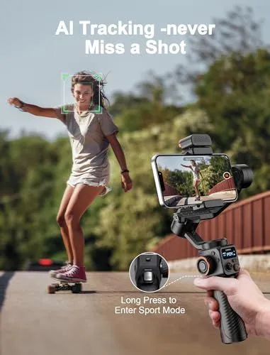 AI Tracking Smartphone Gimbal