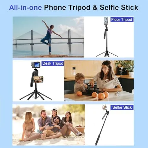 All-in-one Phone Tripod and Selfie Stick