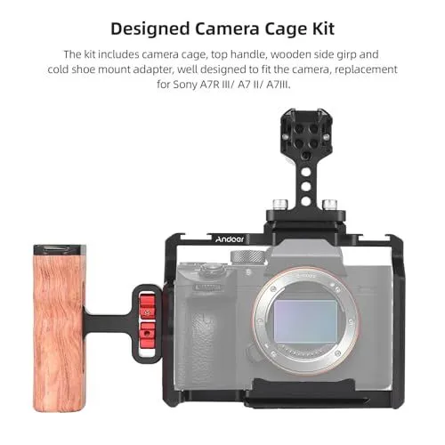 Andoer Camera Cage Kit for Sony Alpha Series