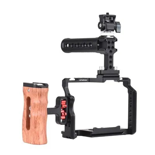 Andoer Aluminum Camera Rig Cage Kit For Sony A7 Series