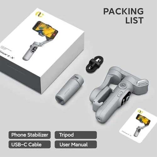 AOAUSHU Smart X Pro Phone Stabilizer Packing List