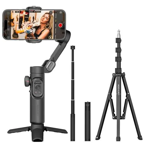 Aochuan Smart Xe 3-Axis Gimbal With Tripod And Extension Rod