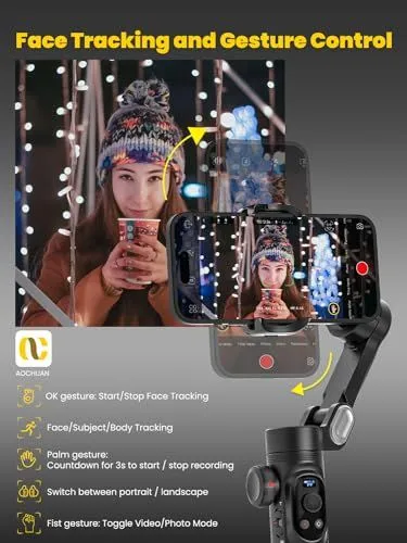 AOCHUAN Smart X Pro 3-Axis Smartphone Gimbal Stabilizer