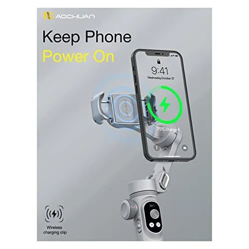 Aochuan Smart Gimbal with Wireless Charging