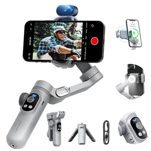 AOCHUAN X Pro AI Smartphone Gimbal Stabilizer