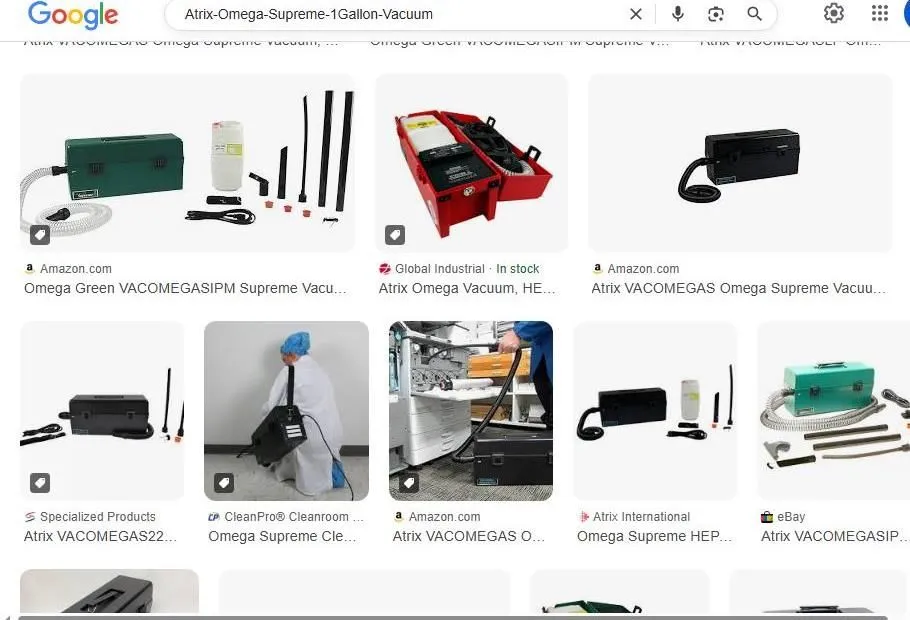 Atrix Omega Supreme Vacuum Google Search Results