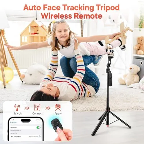 Auto Face Tracking Tripod with Wireless Remote