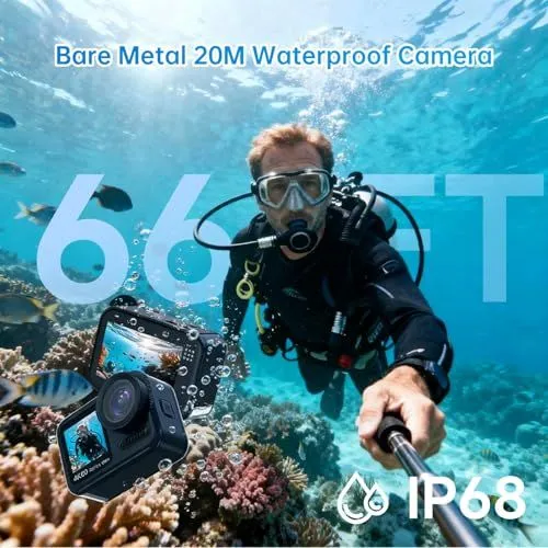 Bare Metal Waterproof Action Camera