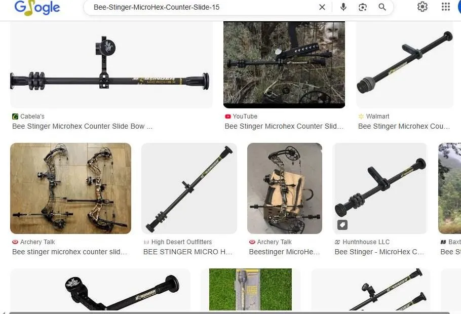 Bee Stinger MicroHex Counter Slide Archery Stabilizer