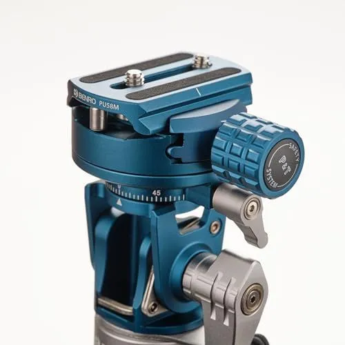 Benro Blue Anodized Gimbal Tripod Head