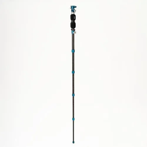 Benro Carbon Fiber Monopod with Blue Accents
