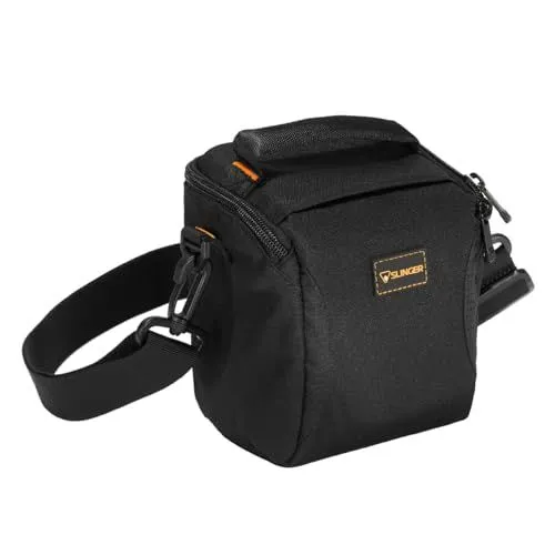 Black Slinger Compact Camera Shoulder Bag