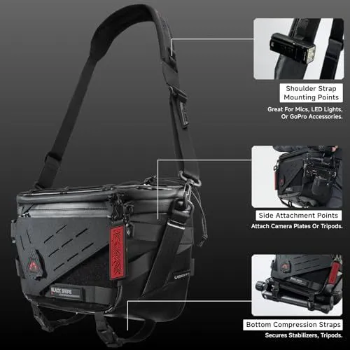 Black Snipe Camera Sling Bag Product Overview