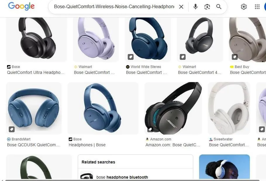 Bose QuietComfort Headphones Google Image Search Results