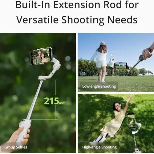 Built-In Extension Rod for Versatile Shooting