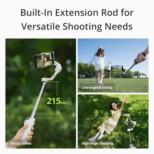 Built-In Extension Rod for Versatile Shooting
