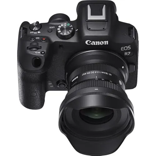 Canon EOS R7 with Sigma Ultra Wide Lens