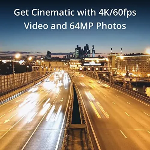 Cinematic 4K Video and 64MP Photo Features