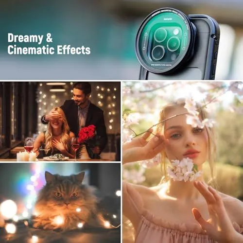 Cinematic Black Diffusion Filter Visuals