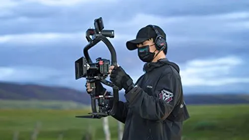 Cinematographer Operating Professional Camera Rig